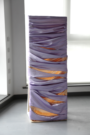 Smoulder – 172cm x 60cm x 30cm, Liquid Satin on Wood